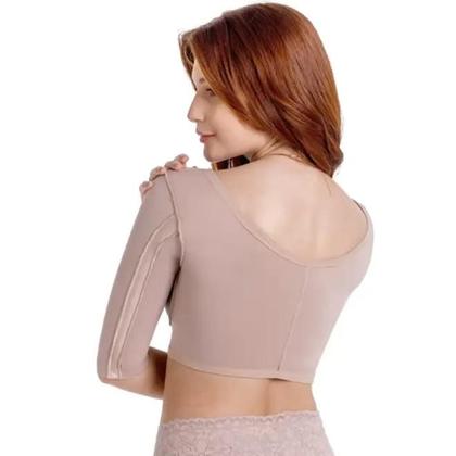 Imagem de Sutiã Cirúrgico Biobela Fecho Frontal com Reforço e Manga GG 1615