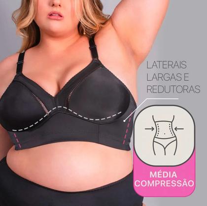 Imagem de Sutiã Cobertura Total Sem Bojo Sem Aro Elegance Plus Size - Duloren