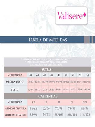 Imagem de Sutiã com Aro e Bojo Push Up Valisere 30589