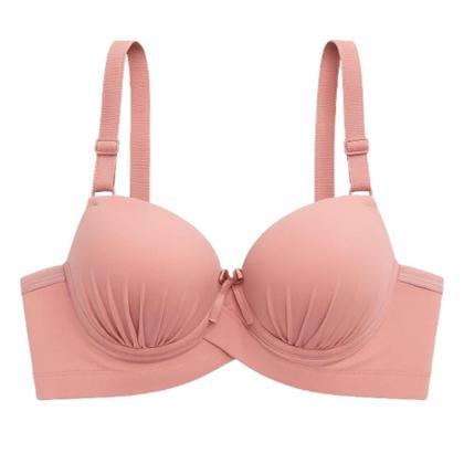 Imagem de Sutiã Com Bojo Feminino Básico Alça Larga Reforçado Lingerie Confortável Com Aro Adulto Soutien