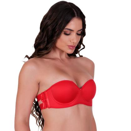 Imagem de Sutiã com Bojo sem Alça Frente Única Costa Nua