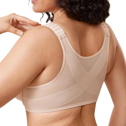 Imagem de Sutiã com fecho frontal CALVENA Back Support Posture 44B Beige