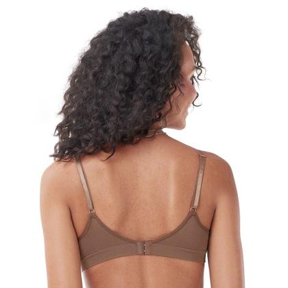 Imagem de Sutiã Comfort Alças Finas e Reguláveis com Bojo sem Costura Avelã