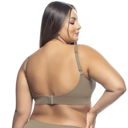 Imagem de Sutiã Comfort Plus Duplo Alças Largas Reguláveis com Bojo sem Costura Zee Rucci