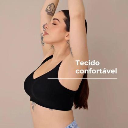 Imagem de Sutiã Comfort Up Corte a Laser e Sustentação Sem Aro e Costura Fita Up Oficial