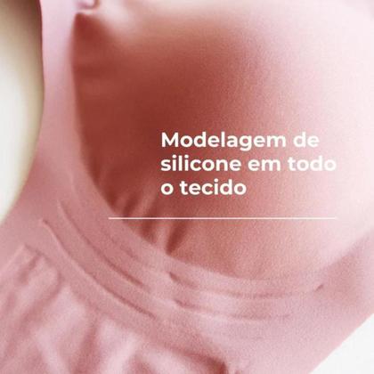 Sutiã Comfort Up Corte a Laser e Sustentação Sem Aro e Costura Fita Up ...