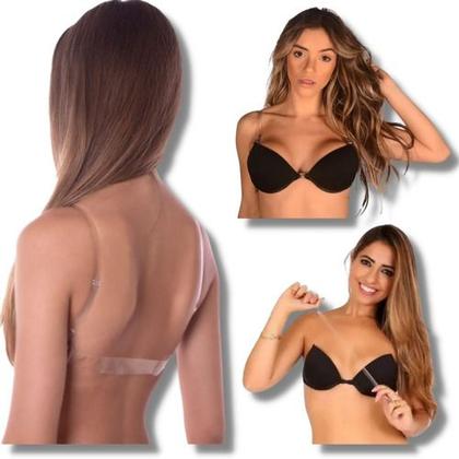 Imagem de Sutiã Costa Nua Invisível Com Alça De Silicone E Costas Bojo