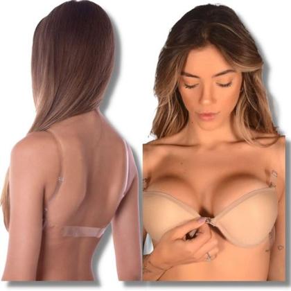 Imagem de Sutiã Costa Nua Invisível Com Alça De Silicone E Costas Bojo