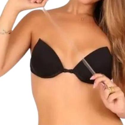 Imagem de Sutiã Costa Nua Invisível Com Alça De Silicone E Costas Bojo