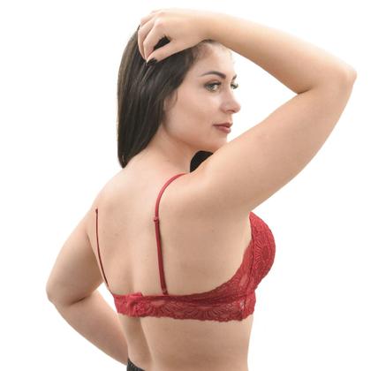 Imagem de Sutiã Cropped Bojo Removível Com Renda Nayane Rodrigues