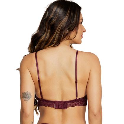 Imagem de Sutiã Cropped Bojo Removível Com Renda Nayane Rodrigues