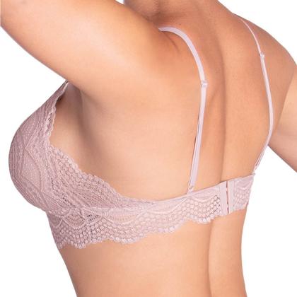 Imagem de Sutiã Cropped Bojo Removível Com Renda Nayane Rodrigues