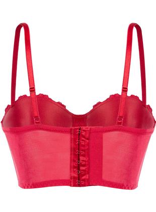 Imagem de Sutiã Cropped Demillus 067839 Lover Com Aro e Bojo Renda e Microfibra T. 42/48