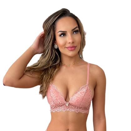 Imagem de Sutiã de Bojo sem Aro Sutian Renda Sutiã com Bojo Confort