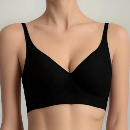 Imagem de Sutiã Feminino Conforto Reforçado Sem Costura Laser Sustentação Com Bojo Soft
