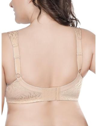 Imagem de Sutiã feminino Deyllo com cobertura total plus size 40DD nude