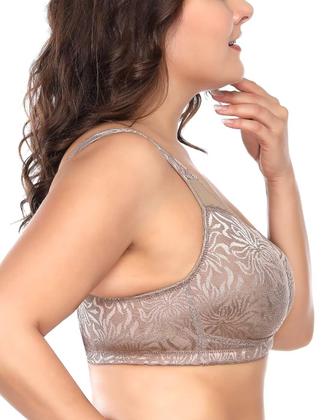 Imagem de Sutiã feminino Deyllo com cobertura total plus size Minimizer 44DDD