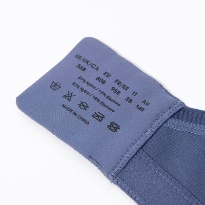 Imagem de Sutiã feminino Deyllo Full Coverage Plus Size 42C azul escuro