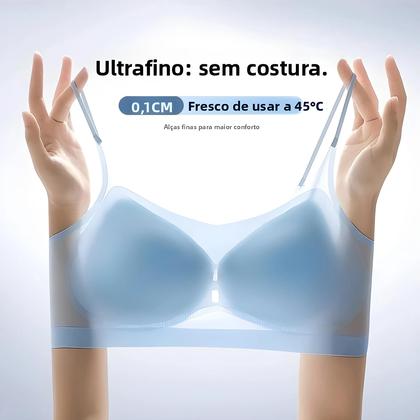 Imagem de Sutiã Feminino Ultrafino e Respirável - Sem Costura, com Design Halter