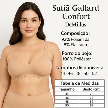 Imagem de Sutiã Gallard Confort DeMillus 61304