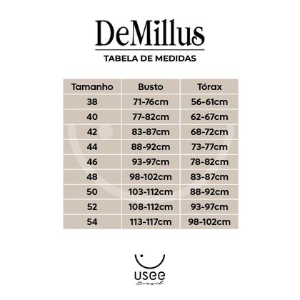 Imagem de Sutiã Gallard Control Feminino Sem Espuma Sem Aro Ajuste Perfeito DeMillus