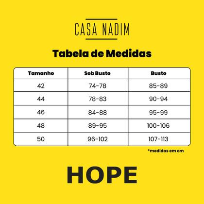 Imagem de Sutiã Hope Meia Taça Ampla Cobertura com Aro e sem Bojo 24088