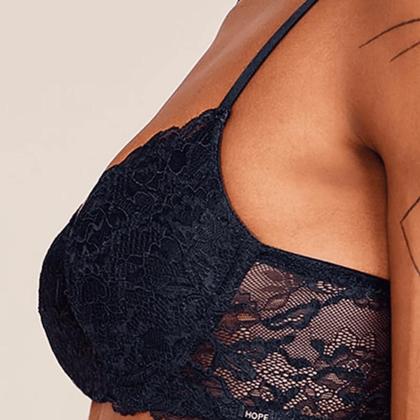 Imagem de Sutiã Hope Meia Taça Com Bojo em Renda L24155