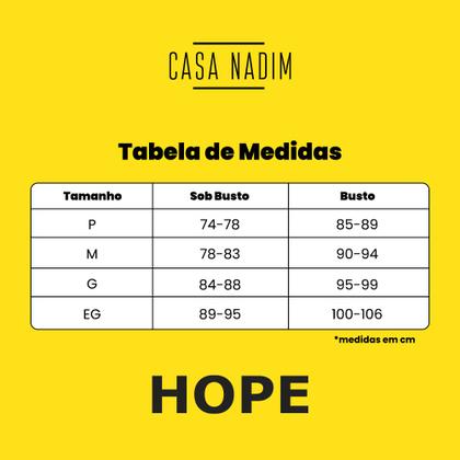 Imagem de Sutiã Hope Top Sem Bojo e Sem Aro em Microfibra Light S2102