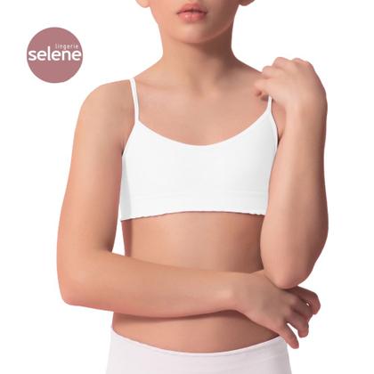 Imagem de Sutiã Infantil Juvenil Feminino Sem Bojo E Sem Costura Para Meninas