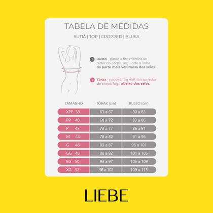 Imagem de Sutiã Liebe Meia Taça com Bojo e Aro em Microfibra Sustentare 103009