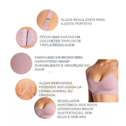 Imagem de Sutiã Lupo Loba Power Clássico Com Regulagem 41028