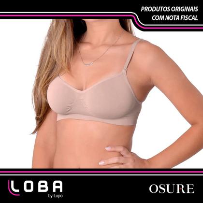 Imagem de Sutiã Lupo Original Loba Sem Costura Soutien Reforçado Top Confort Plus Com Bojo Removível 41901