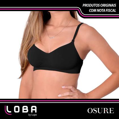 Imagem de Sutiã Lupo Original Loba Sem Costura Soutien Reforçado Top Confort Plus Com Bojo Removível 41901