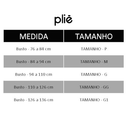 Imagem de Sutiã Plié Pós Cirúrgico Estético Alta Sustentação Sem Bojo