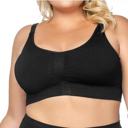 Imagem de Sutiã Plus Size C/ Bojo Comfort Sem Costura Microfibra Zee Rucci