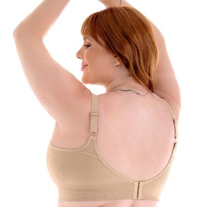 Imagem de Sutiã Plus Size C/ Bojo Comfort Sem Costura Microfibra Zee Rucci