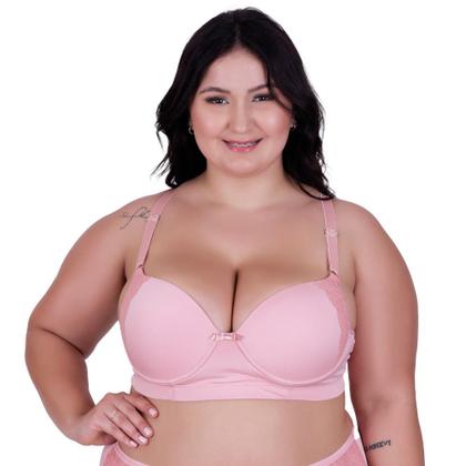 Imagem de Sutiã Plus Size com Detalhe em Renda Soutien Grande Bojão Reforçado Renda