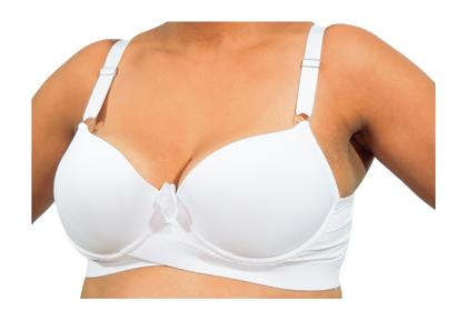 Imagem de Sutiã plus size reforçado base cruzada transpassa c/ bojo up