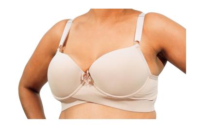 Imagem de Sutiã plus size reforçado base cruzada transpassa c/ bojo up