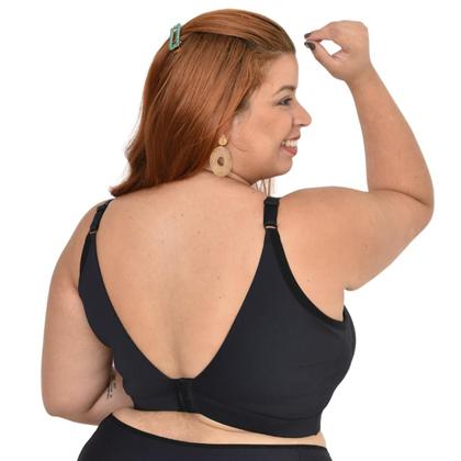 Imagem de Sutiã Plus Size Reforçado com Aro e Bojo  Laterais Largas e Conforto Extremo Corpo Nu
