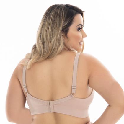 Imagem de Sutiã Plus Size Reforçado Sem Bojo Soutien Confortável Alça Reforçada Sustentação