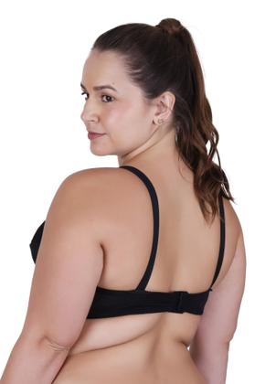 Imagem de Sutiã Plus Size sem Bojo Super Reforçado Sustentação - c1 SUTIÃ CETINETE