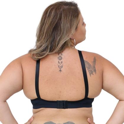 Imagem de Sutiã Plus Size Tam 48 a 52 Microfibra Renda Reforçado Bojo