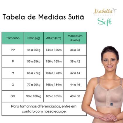Imagem de Sutiã Pós Cirurgia Prótese de Silicone Soft 4140 - Mabella