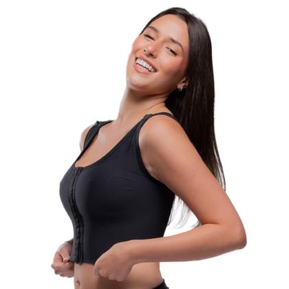 Imagem de Sutiã Pós-cirúrgico Alça Larga Longo Emana New Form