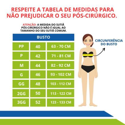 Imagem de Sutiã Pós-Cirúrgico com Alça Regata sem Costura e Busto Pré-Moldado - Cód. 60109 - New Form