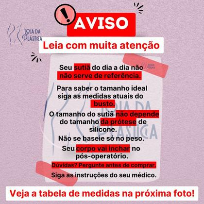 Imagem de Sutiã Pós Cirúrgico Longo Reforçado Renda Em Emana New Form