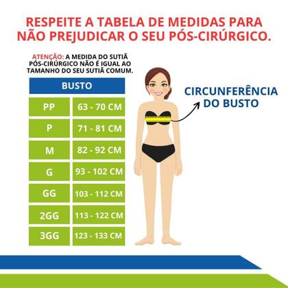 Imagem de Sutiã Pós-Cirúrgico para Implante de Silicone, Mastectomia e Mamoplastia Preto e Bege New Form Double