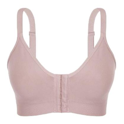 Imagem de Sutiã Pós Cirúrgico Sustentação Pós Operatório Reforçado Confortável Mamoplastia Abertura Frontal