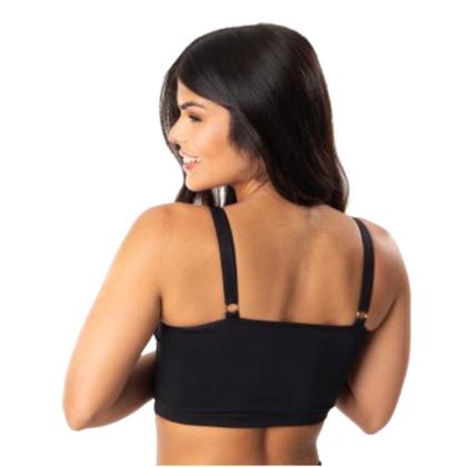 Imagem de Sutiã Pós Cirúrgico Sustentação Pós Operatório Reforçado Confortável Mamoplastia Abertura Frontal